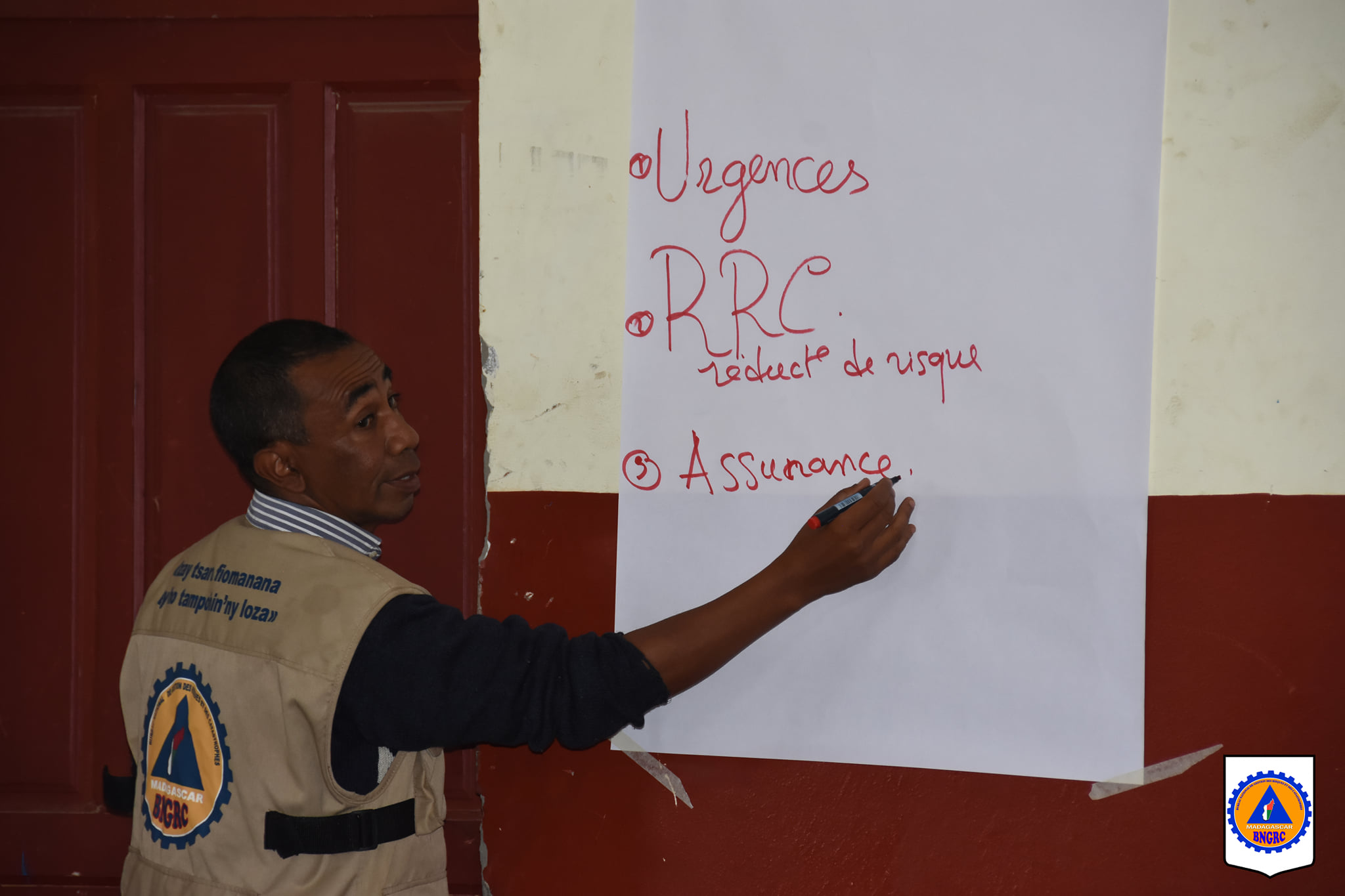 Tetikasa fanalefahana ny loza sy ny tadidom-doza miaraka amin'ny Croix-Rouge Allemande